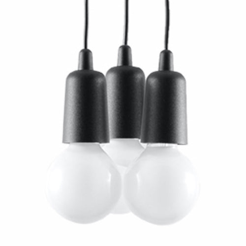 Hanglamp DIEGO 3 zwart