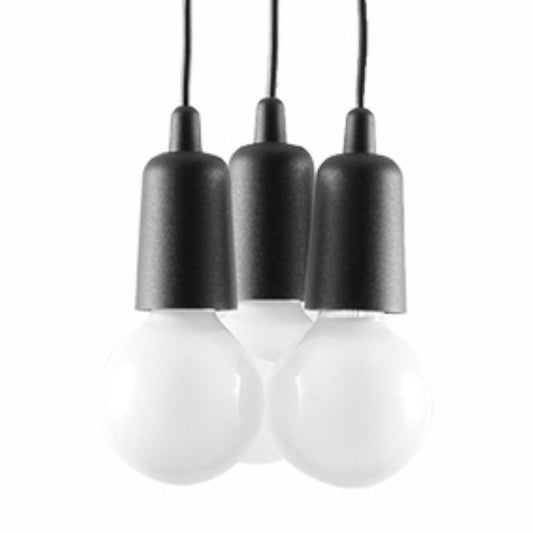Hanglamp DIEGO 3 zwart