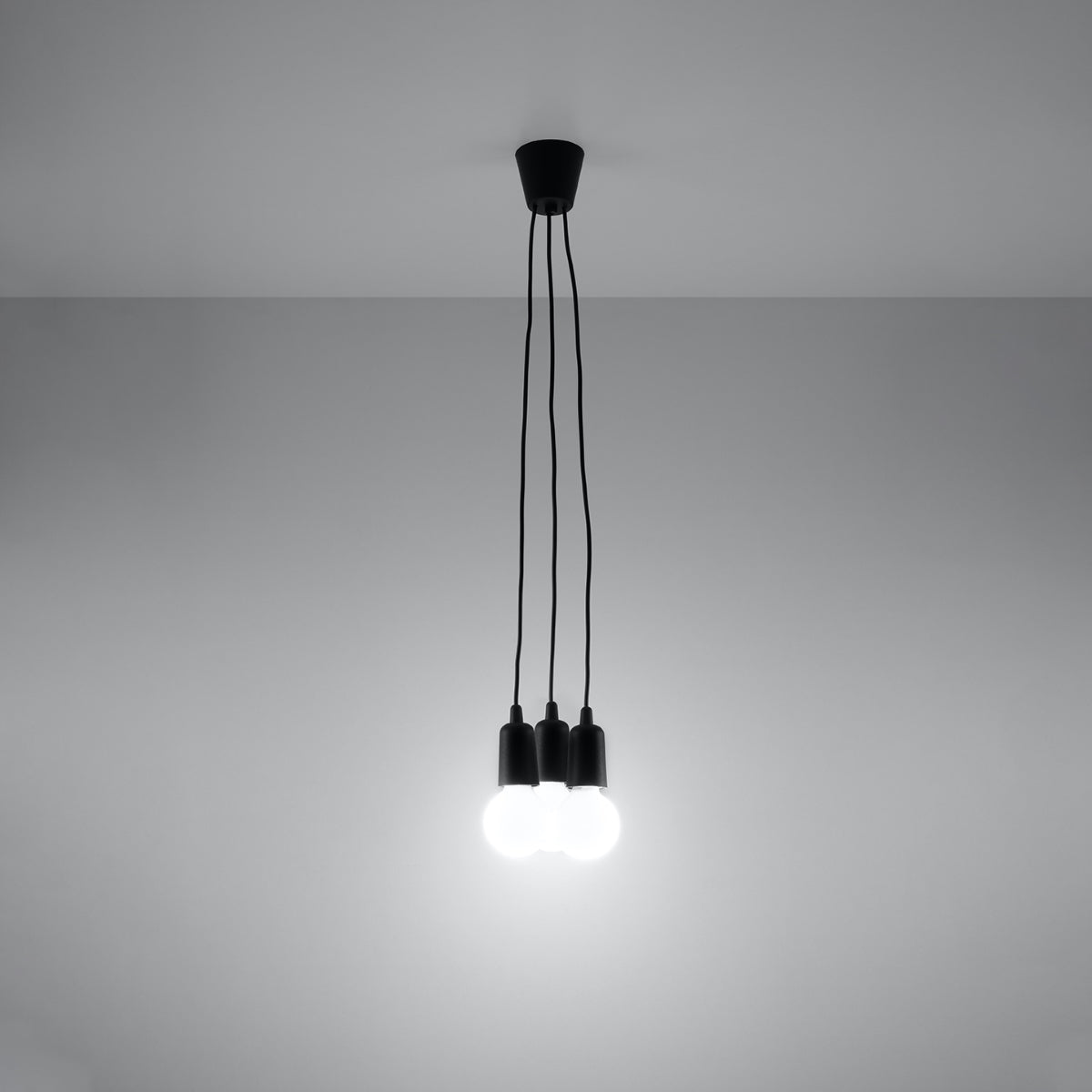 Hanglamp DIEGO 3 zwart