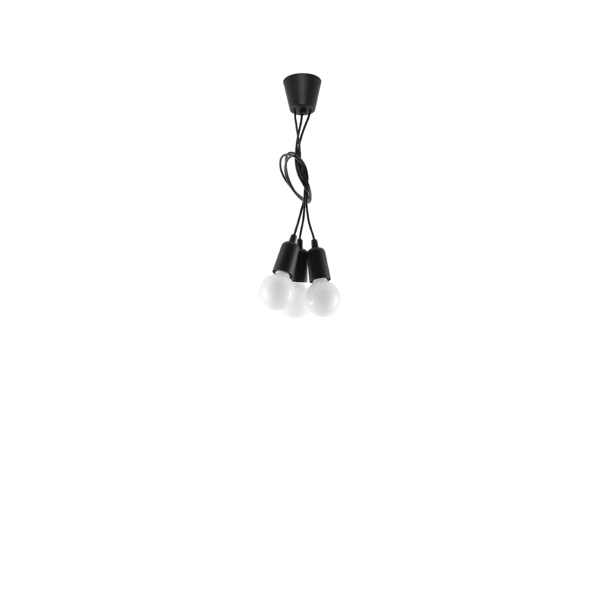 Hanglamp DIEGO 3 zwart