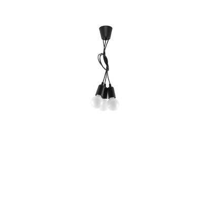 Hanglamp DIEGO 3 zwart