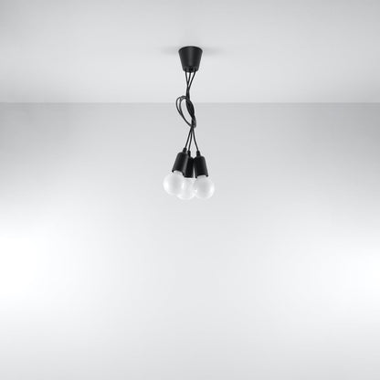 Hanglamp DIEGO 3 zwart