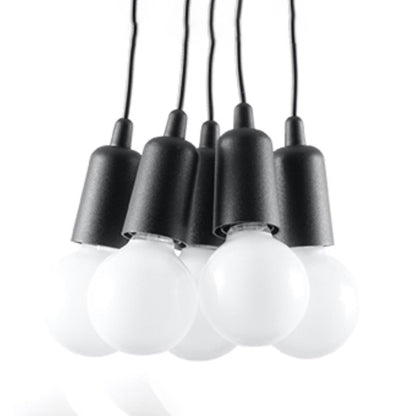 Hanglamp DIEGO 5 zwart