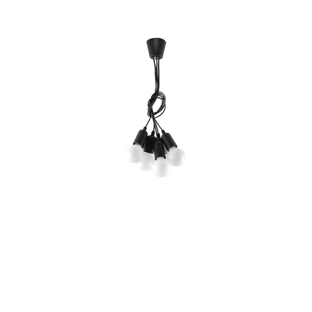 Hanglamp DIEGO 5 zwart