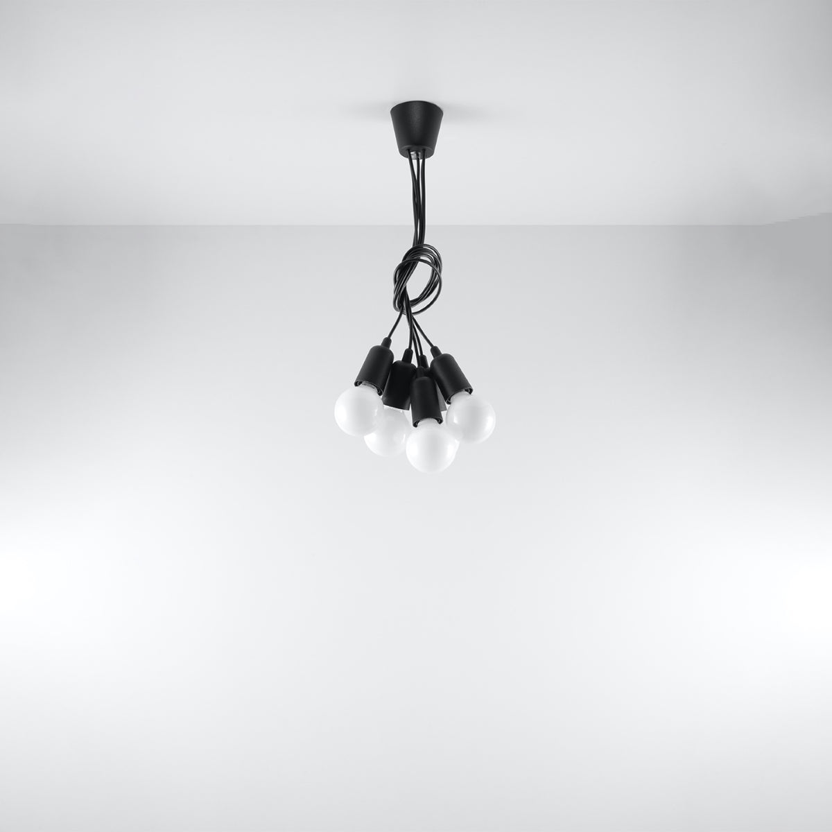 Hanglamp DIEGO 5 zwart