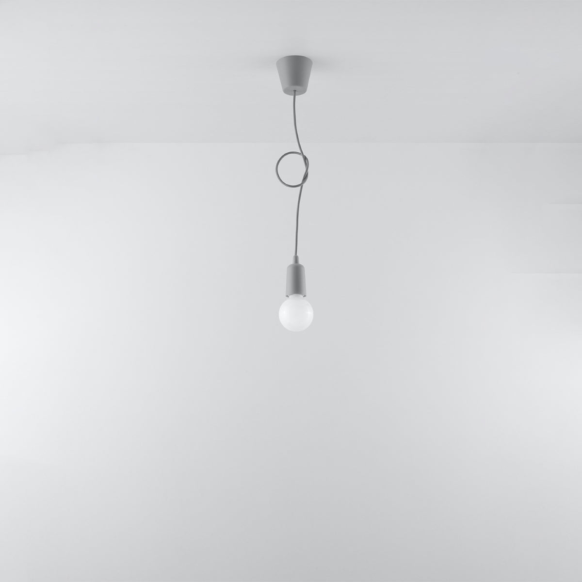 Hanglamp DIEGO 1 grijs