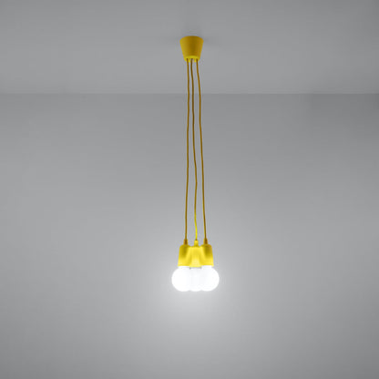 Hanglamp DIEGO 3 geel