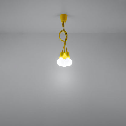 Hanglamp DIEGO 3 geel