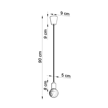 Hanglamp DIEGO 1 groen