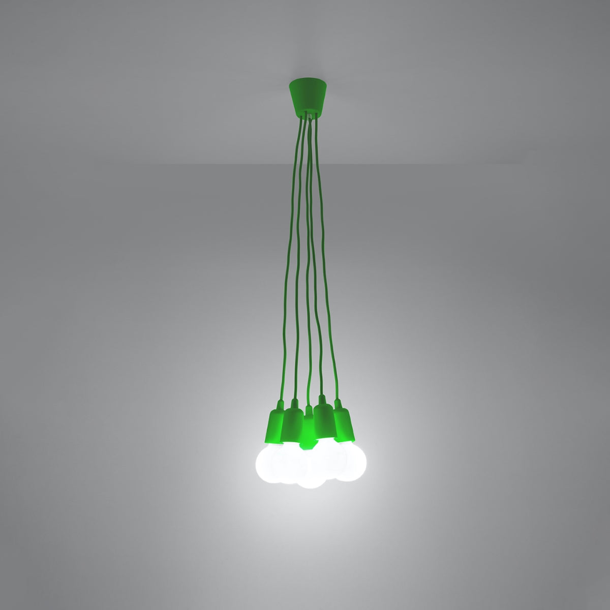 Hanglamp DIEGO 5 groen