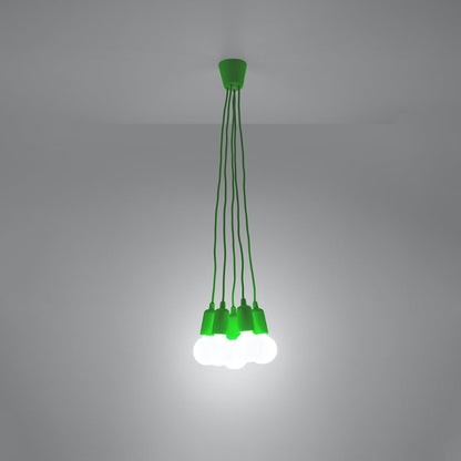 Hanglamp DIEGO 5 groen
