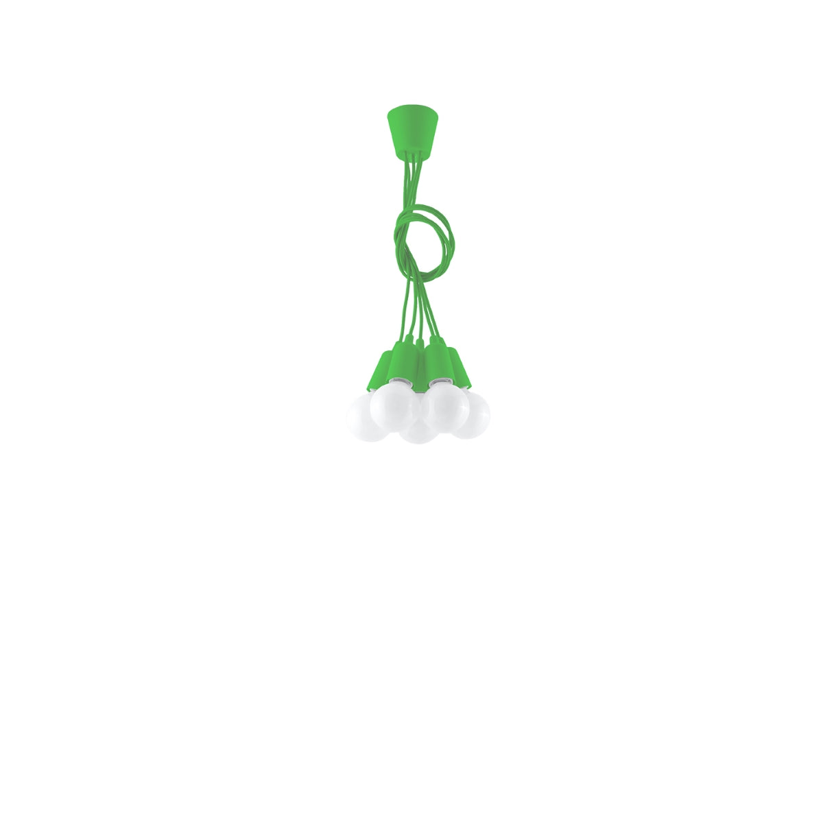Hanglamp DIEGO 5 groen