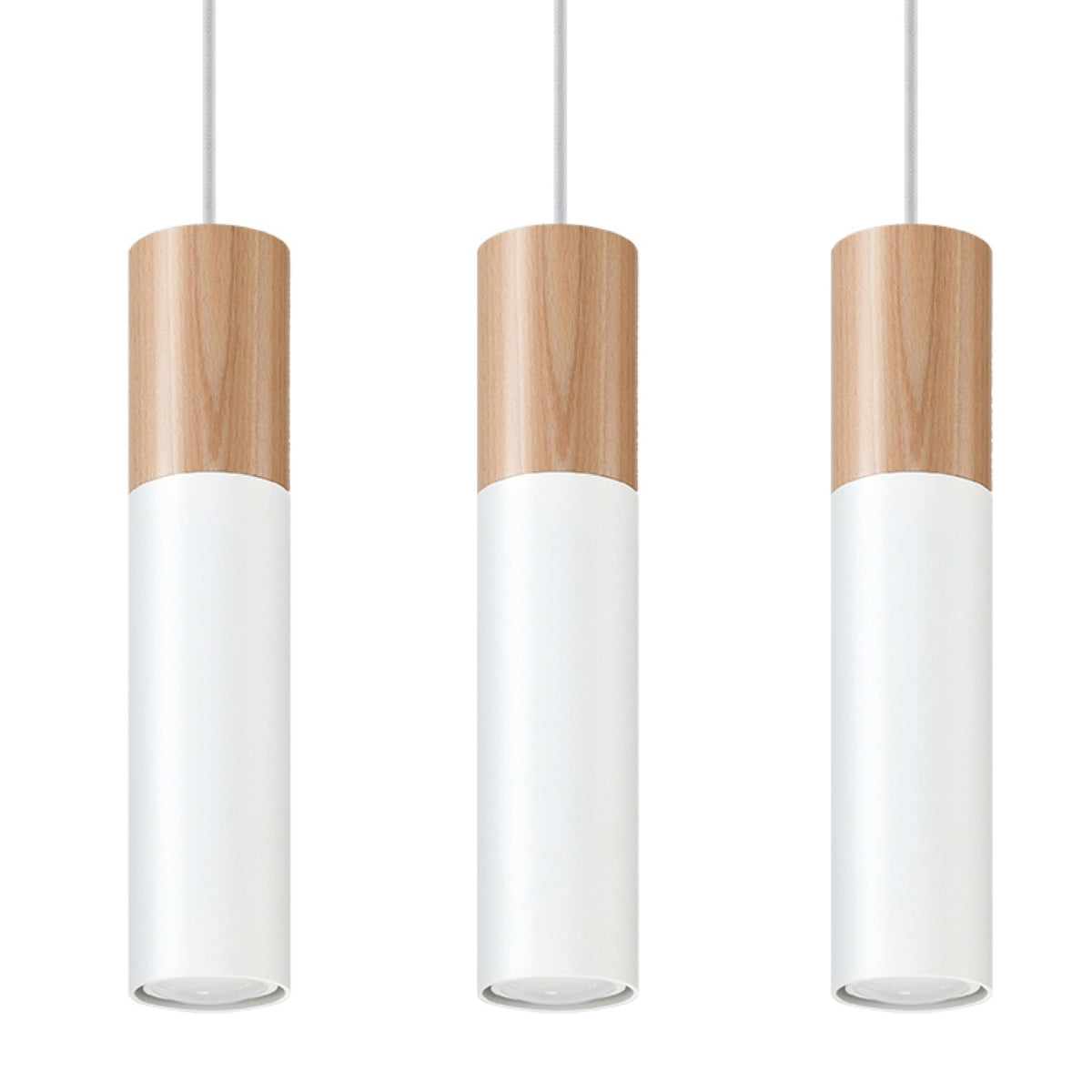 Hanglamp PABLO 3 wit