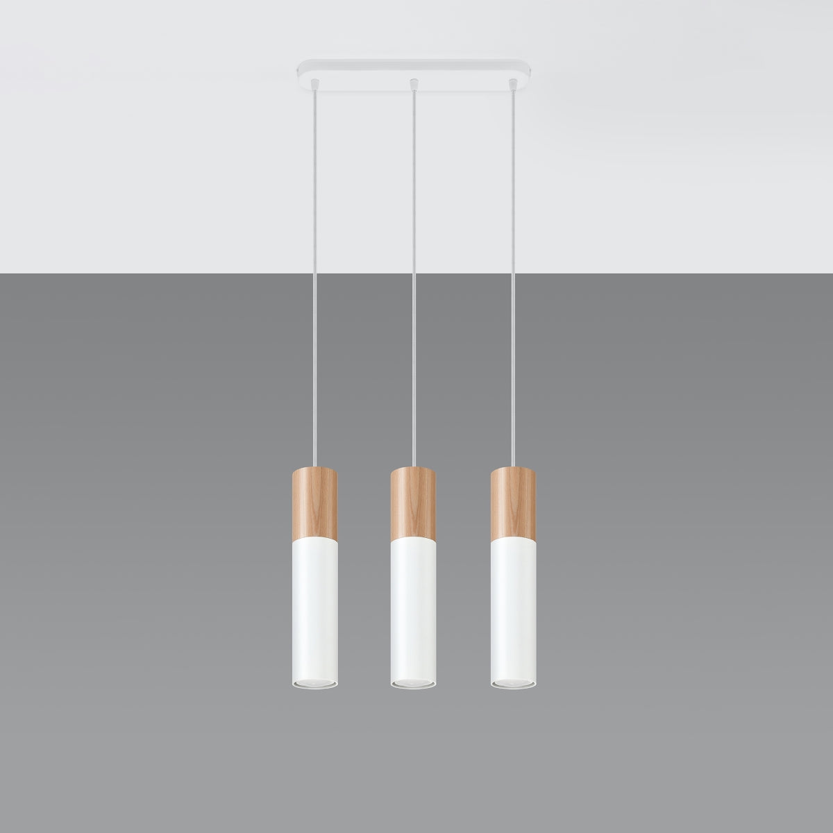 Hanglamp PABLO 3 wit