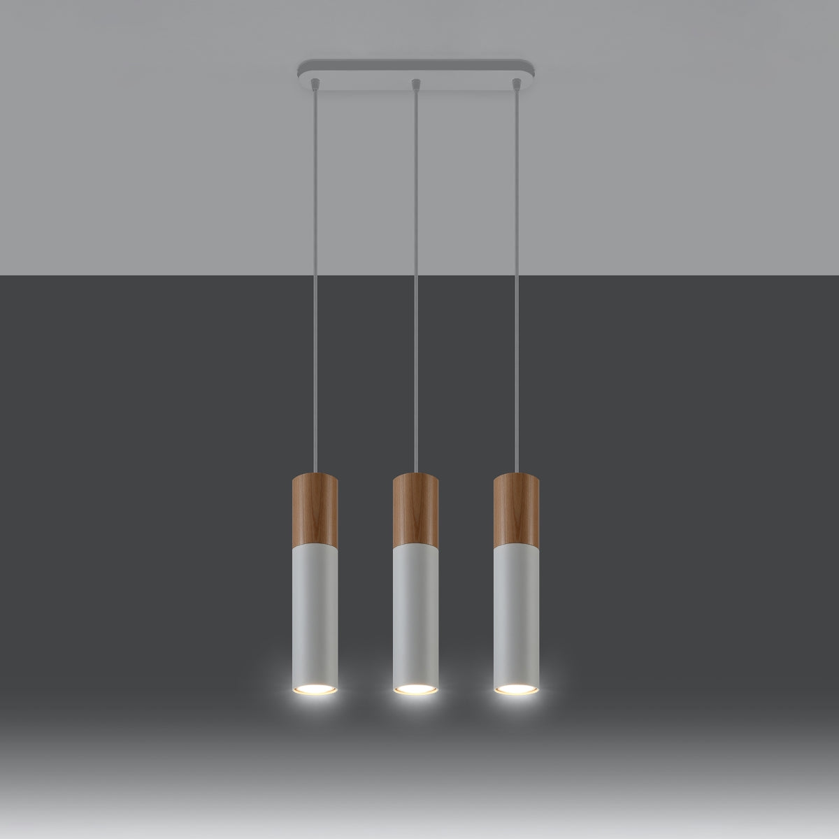 Hanglamp PABLO 3 wit