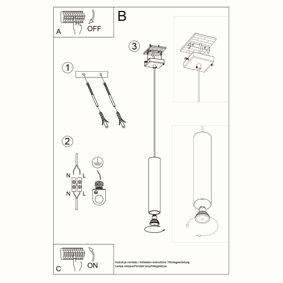 Hanglamp LINO hout