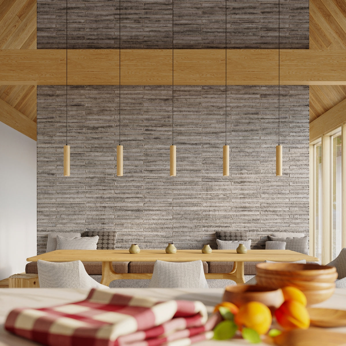Hanglamp LINO hout