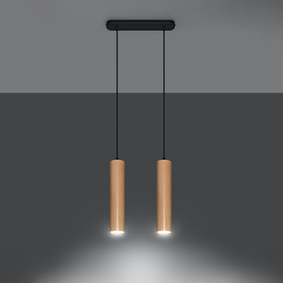Hanglamp LINO 2 hout