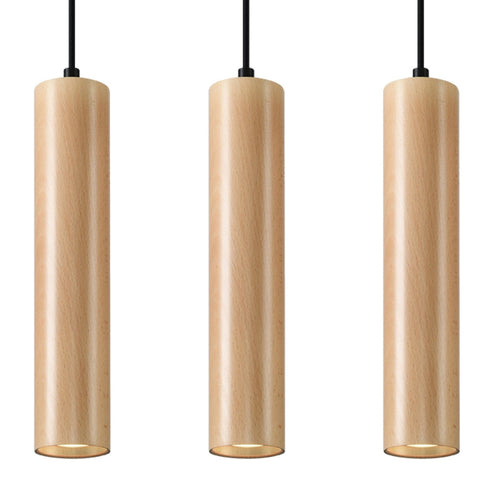 Hanglamp LINO 3 hout