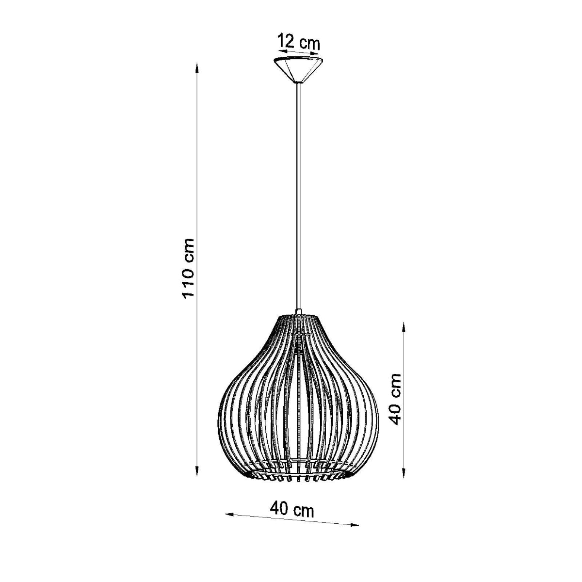 Hanglamp APRILLA hout