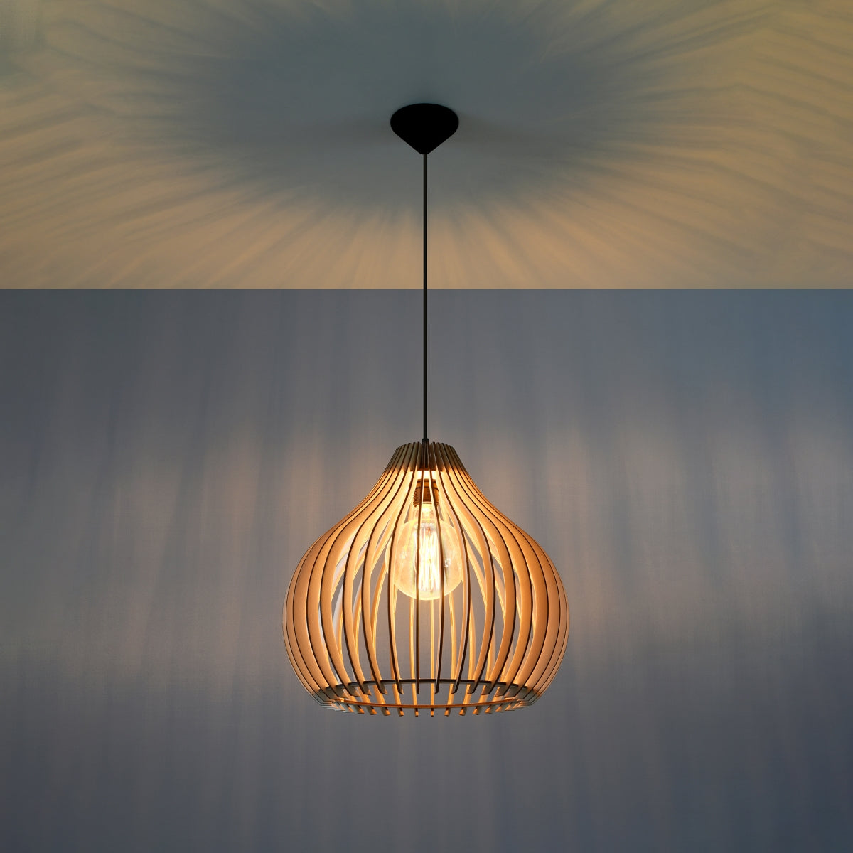 Hanglamp APRILLA hout