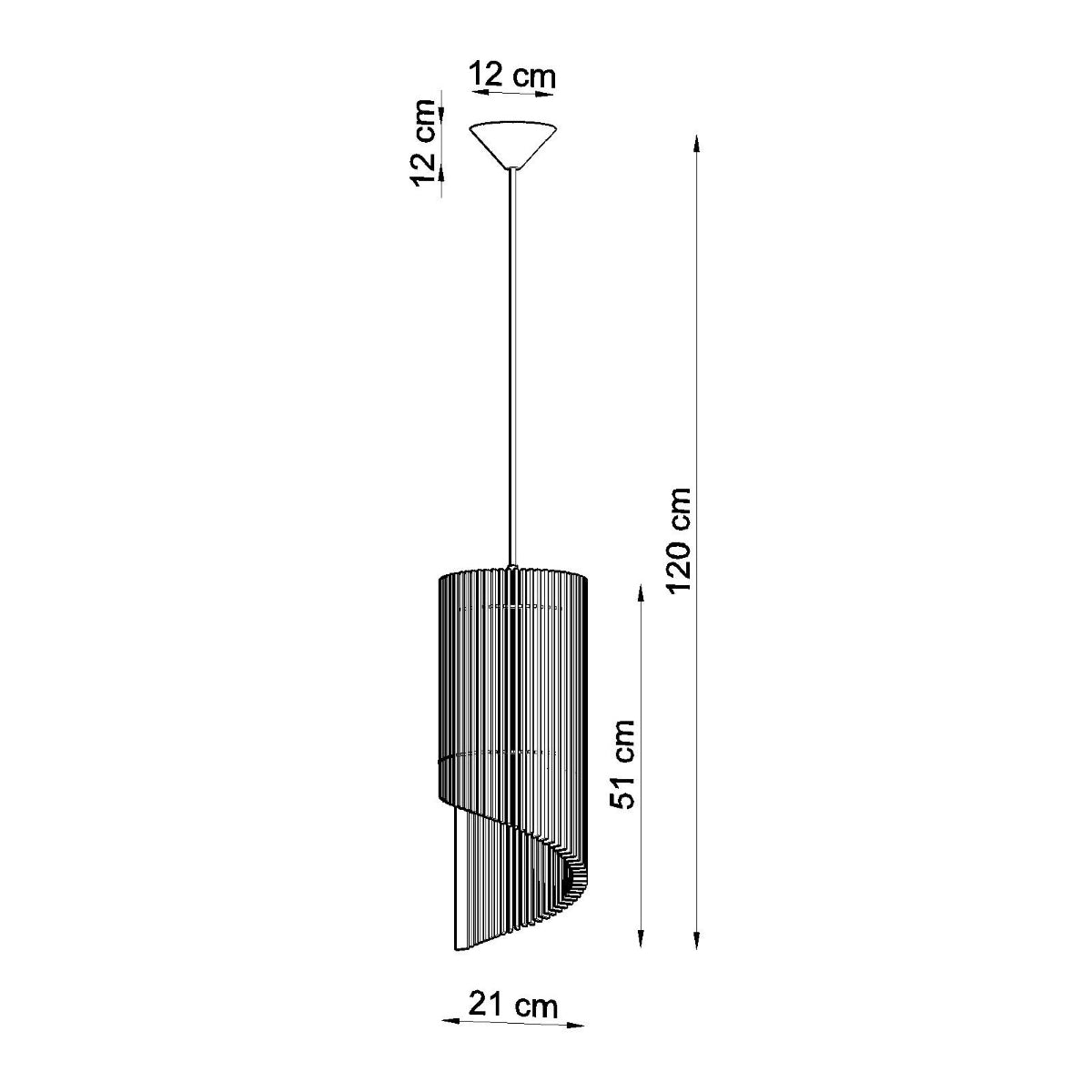 Hanglamp ALEXIA hout