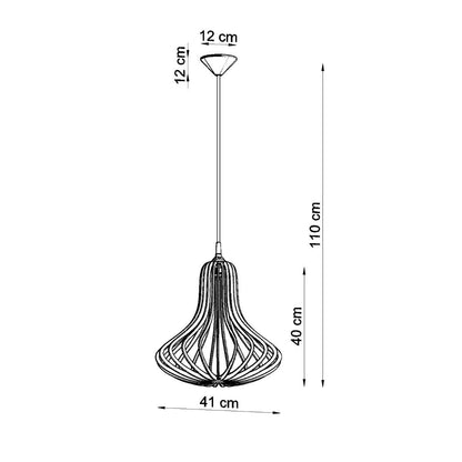 Hanglamp ELZA hout