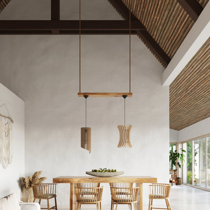 Hanglamp ORIANA hout