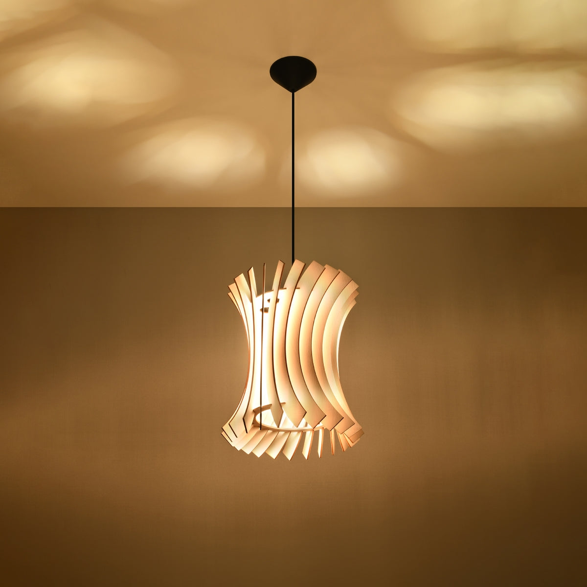 Hanglamp ORIANA hout