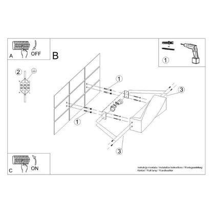 Wandlamp SIGMA beton