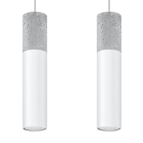 Hanglamp BORGIO 2 wit