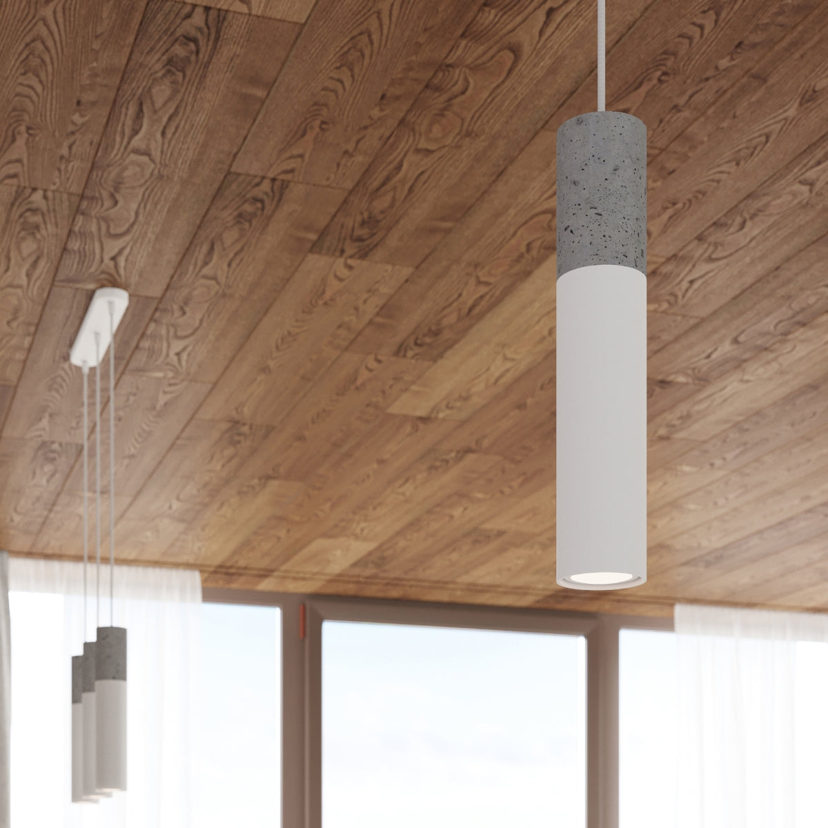 Hanglamp BORGIO 2 wit