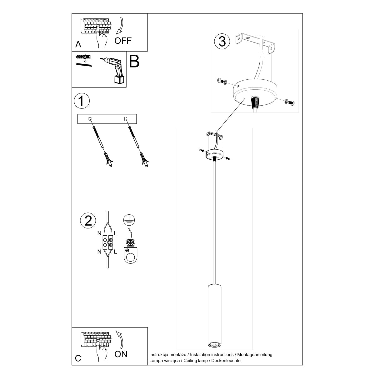 Hanglamp LUVO 1
