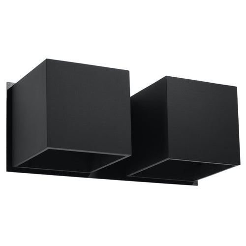 Wandlamp QUAD 2 zwart