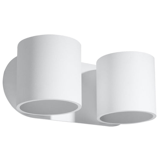 Wandlamp ORBIS 2 wit