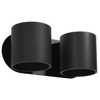 Wandlamp ORBIS 2 zwart