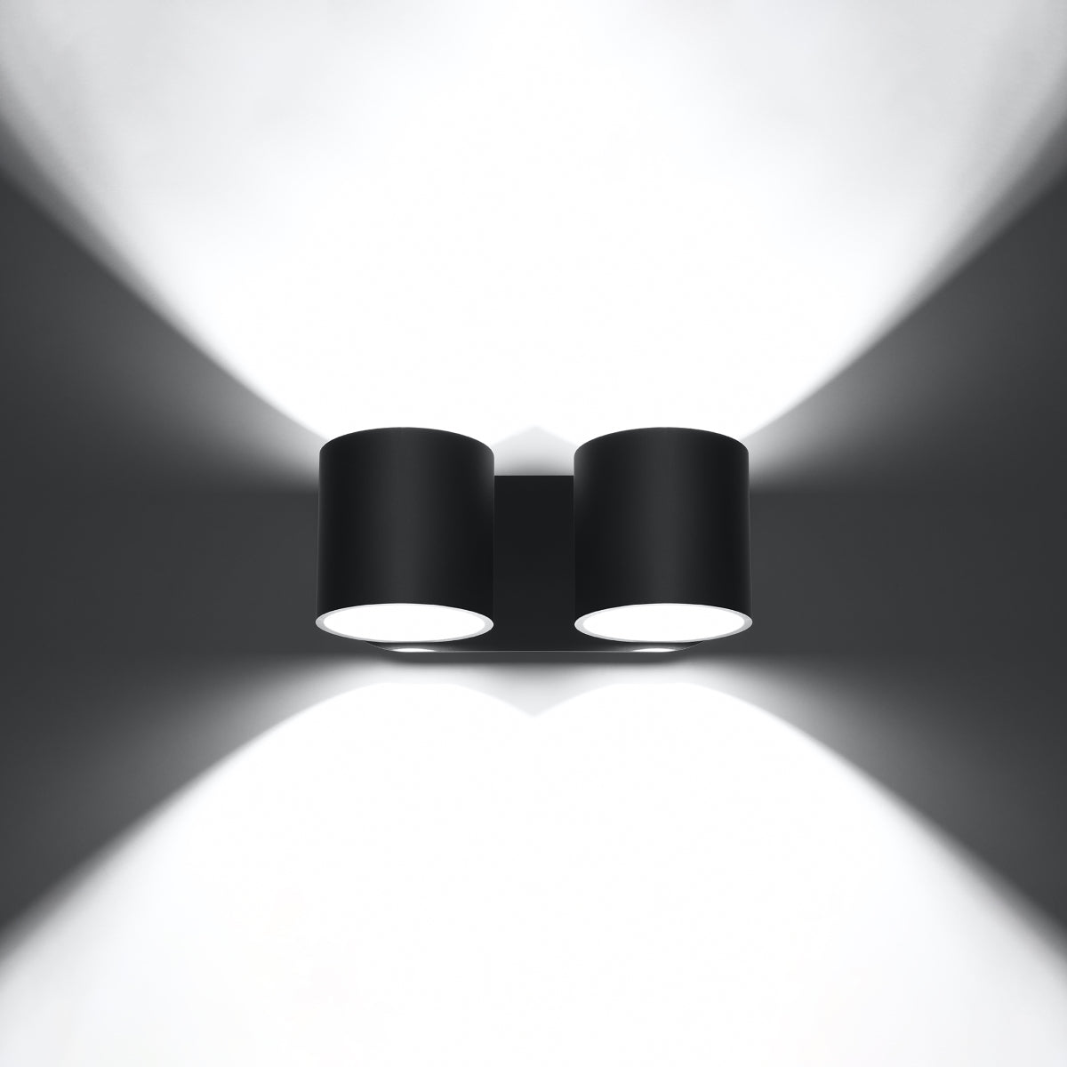 Wandlamp ORBIS 2 zwart