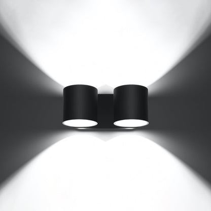 Wandlamp ORBIS 2 zwart