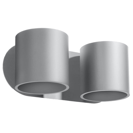 Wandlamp ORBIS 2 grijs