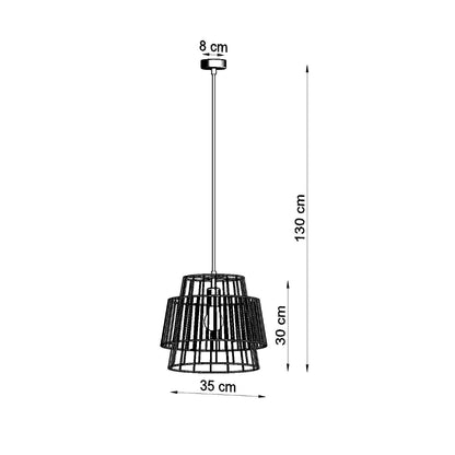 Hanglamp GATE zwart
