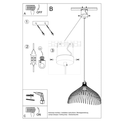 Hanglamp UMB zwart