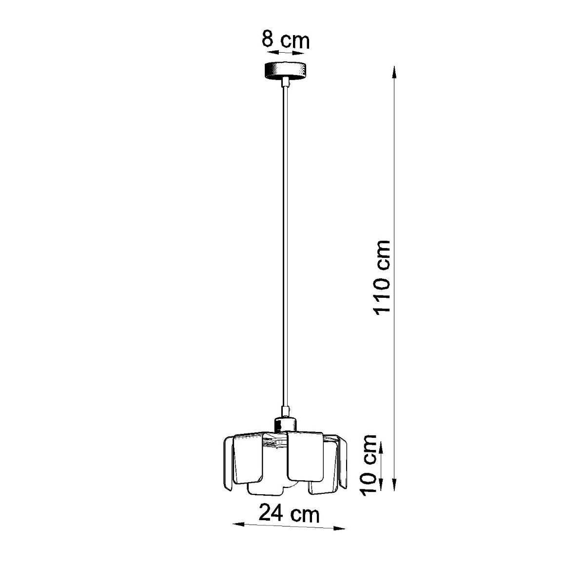 Hanglamp TULIP wit