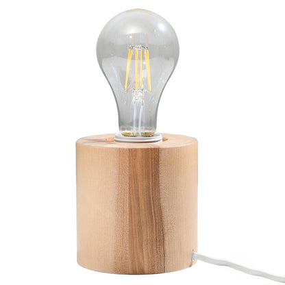 Minimalistische Tafellamp SALGADO hout