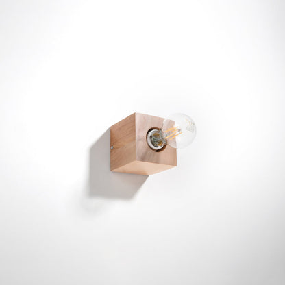 Wandlamp ARIZ naturel hout