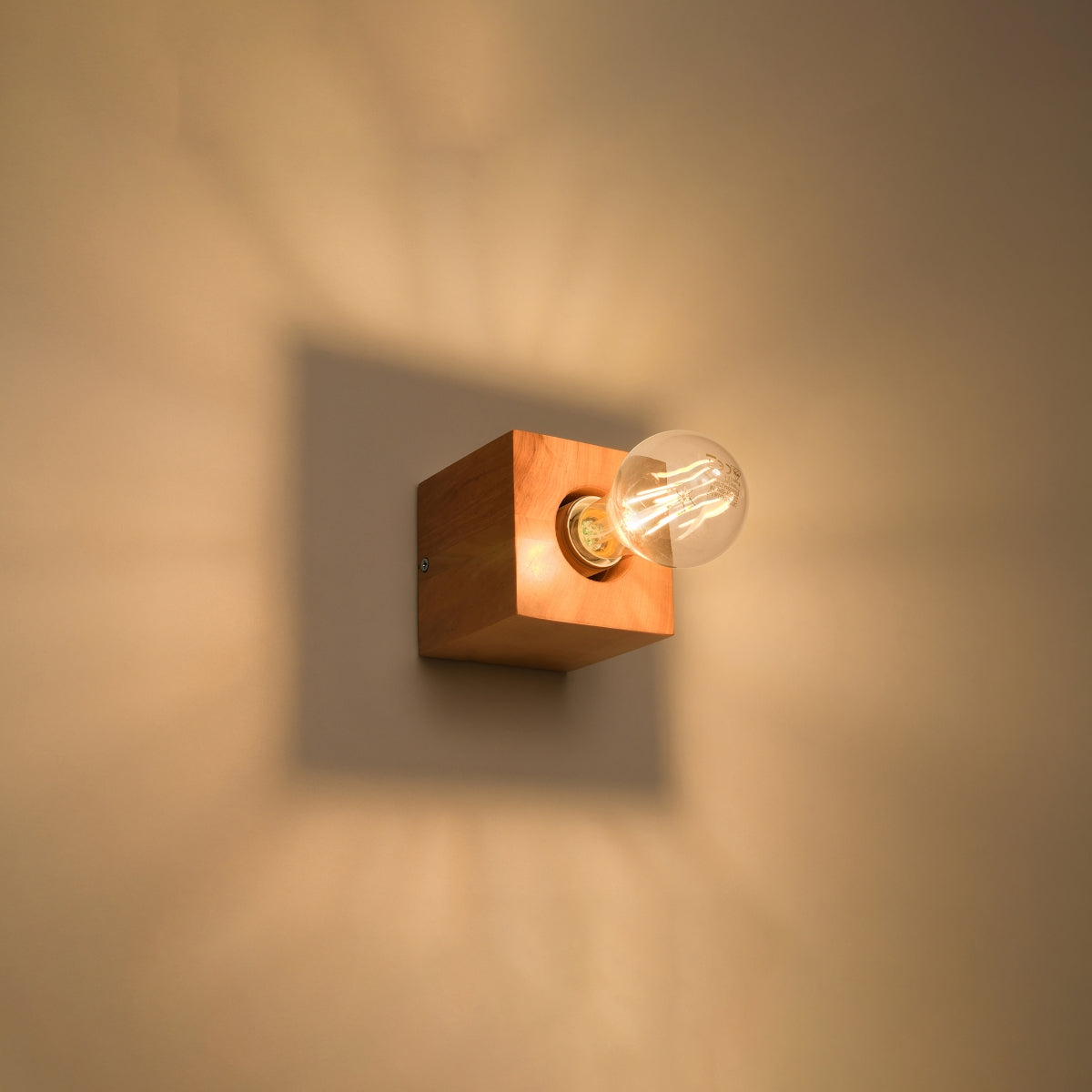 Wandlamp ARIZ naturel hout