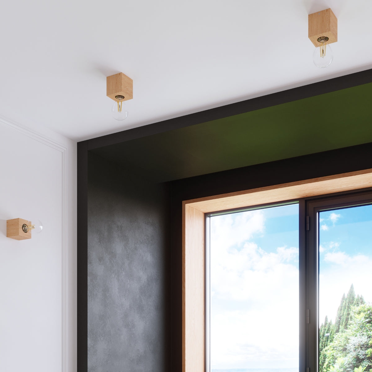 Minimalistische  Tafellamp ARIZ hout