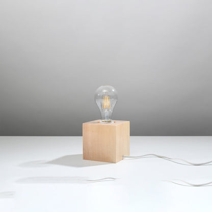 Minimalistische  Tafellamp ARIZ hout