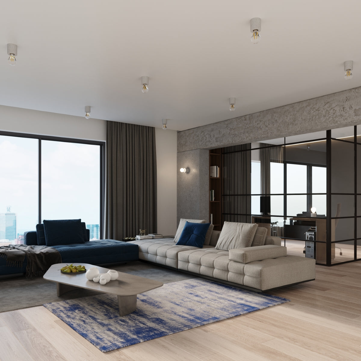 Wandlamp SALGADO beton