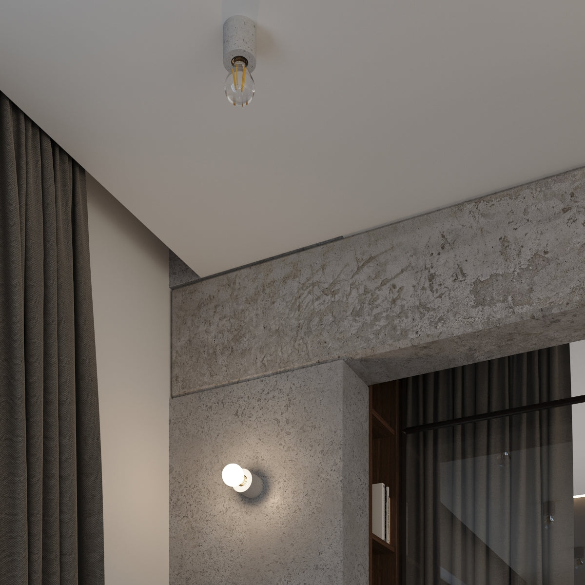 Wandlamp SALGADO beton