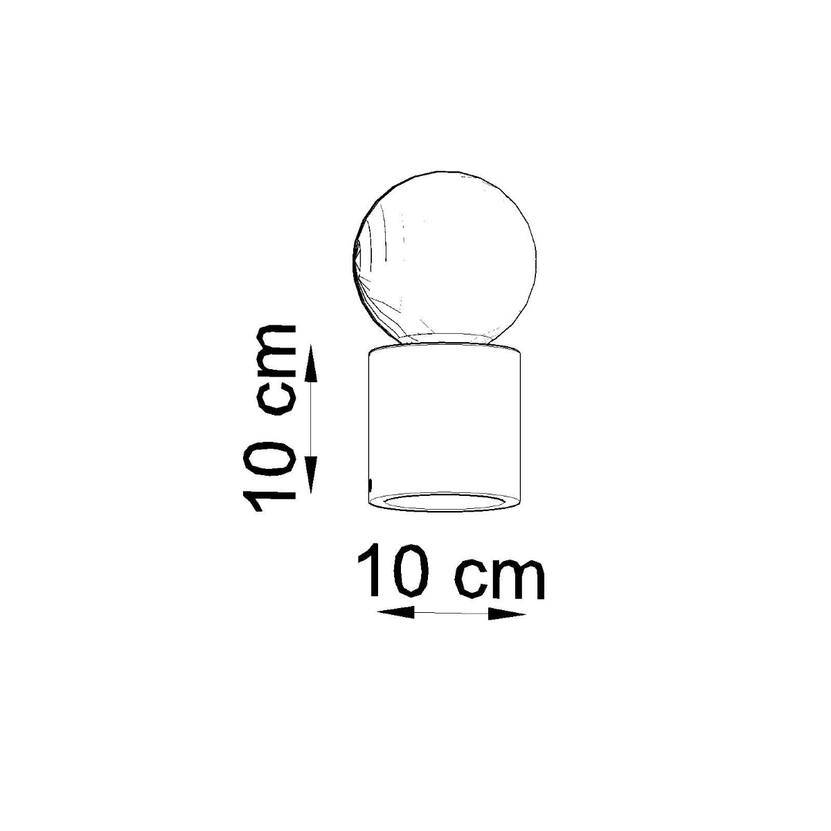 Minimalistische Tafellamp SALGADO beton